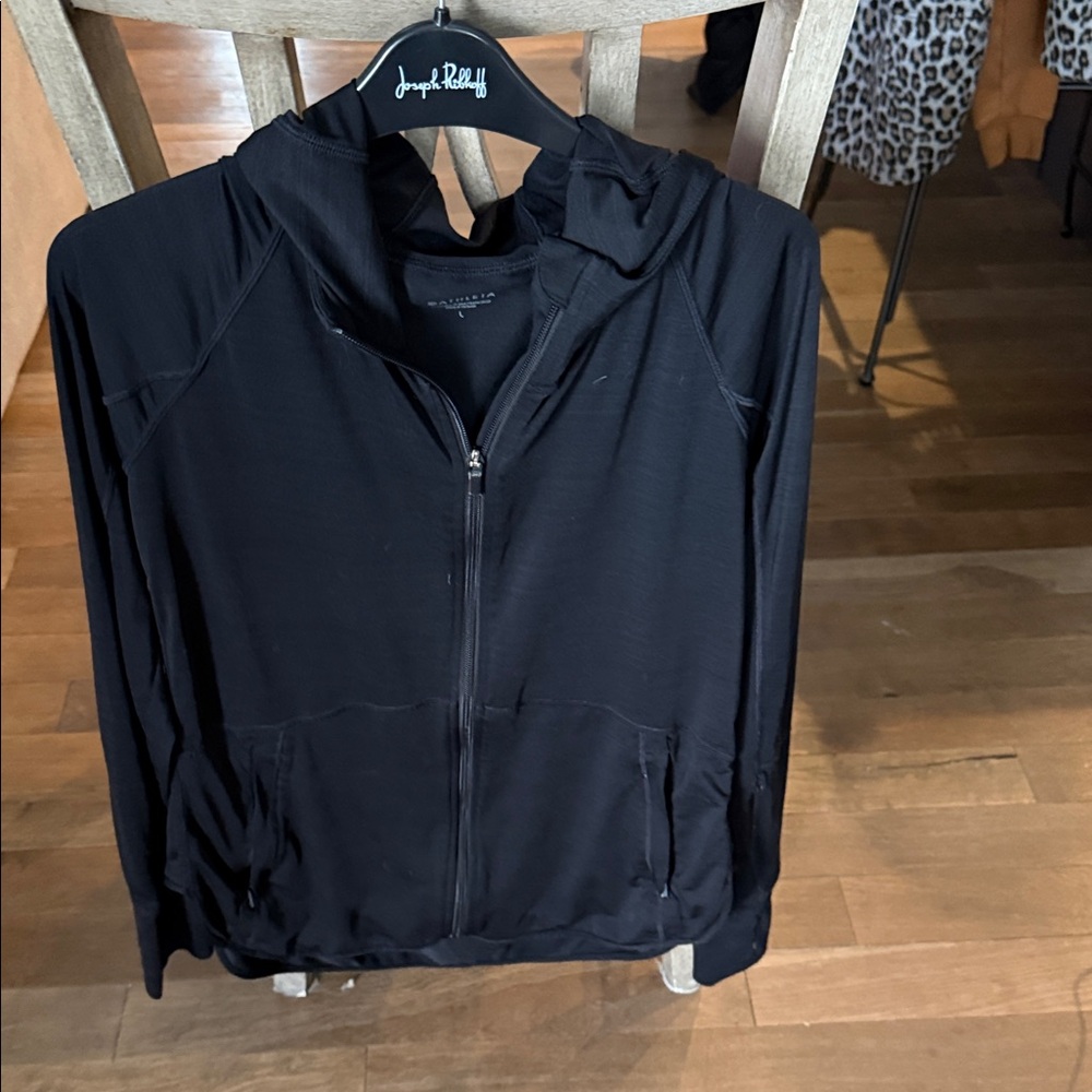 Athleta Charcoal Zip-Up Jacket